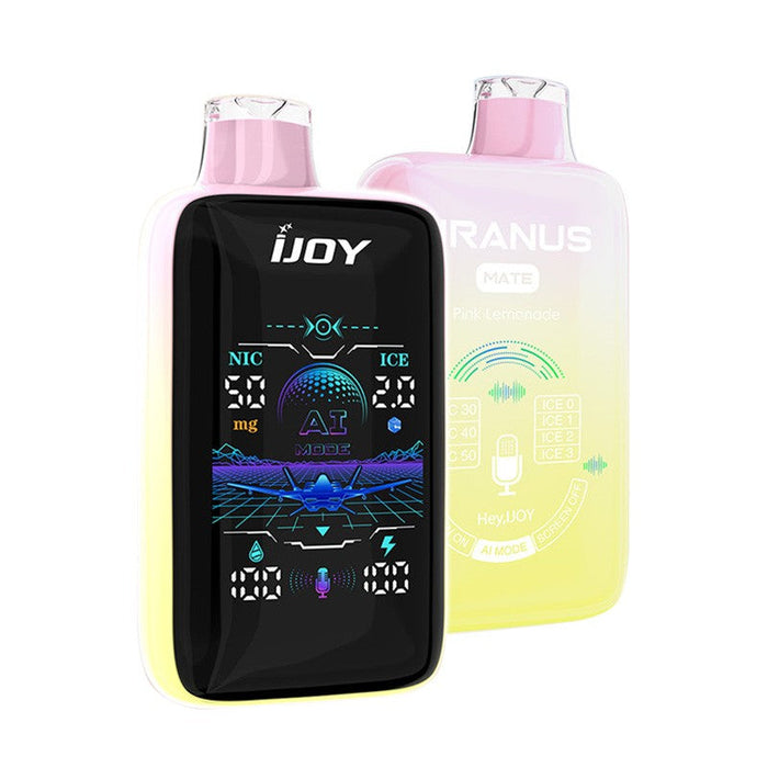 User-friendly iJoy Uranus Mate 40000 disposable vape with draw-activated firing. Perfect for beginners and experienced vapers alike at VapeNear.