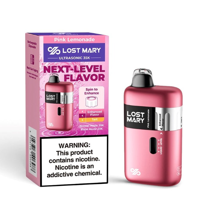 Lost Mary 35K disposable vape pen with Normal and Boost modes for smooth or bold flavor – VapeNearShop