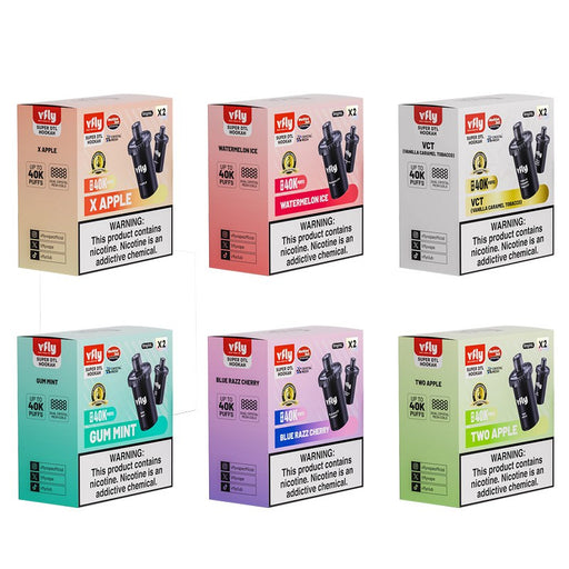 Buy VFLY Super DTL 40K Replacement Pod with Two Apple flavor at VapeNearShop online vape shop.