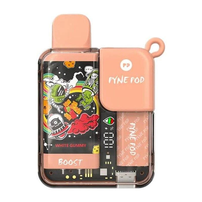 Pyne Pod Boost Vape with Green and Red Light Wattage Indicators