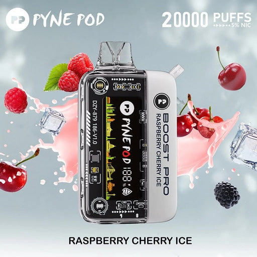 Easy-to-use Pyne Pod Boost Pro Disposable Vape with boosted flavors for every vaper.