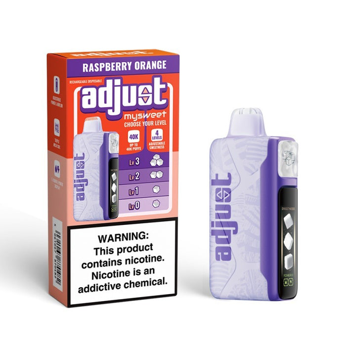 High-performance Adjust MySweet 40000 vape with adjustable settings for a customizable vaping experience – find it at VapeNear.