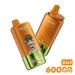 Long-lasting 60000 puff WASPE 60K triple flavor disposable vape