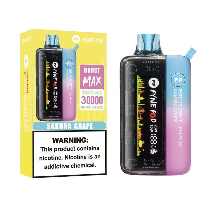 Pyne Pod Boost Max 30K Disposable Vape – Up to 30,000 Puffs of Unmatched Flavor and Performance