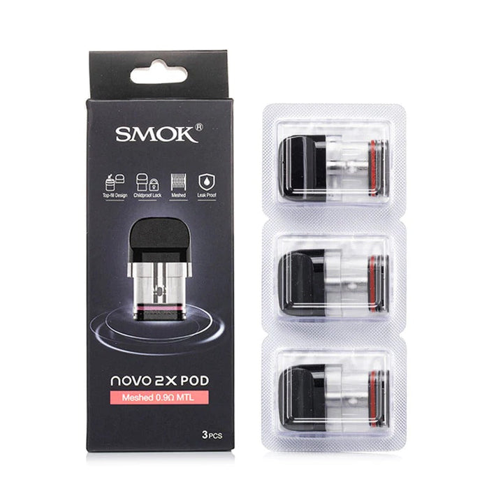 Discover SMOK Novo 2X Pod Cartridges at VapeNear, featuring a leak-resistant design, rich flavors, and compatibility with the SMOK Novo 2X pod system.