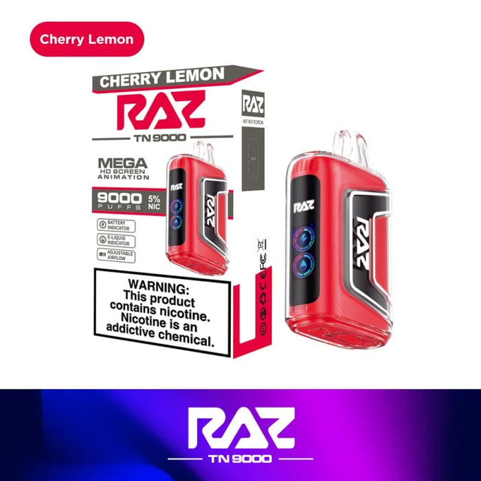 Smooth Nicotine Delivery with RAZ 2 TN9000 – 5% Strength for Satisfying Hits.