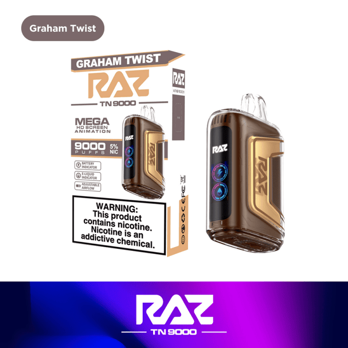 High-Capacity RAZ 2 TN9000 – Perfect for Extended Vaping Sessions Without Refills