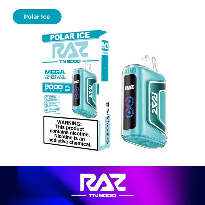 Premium RAZ 2 TN9000 Disposable – Rich Flavor and Smooth Hits with 5% Nicotine Strength.