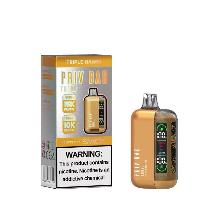 SMOK PRIV Bar Turbo – Hassle-Free Disposable Vape for Effortless Vaping Experience.