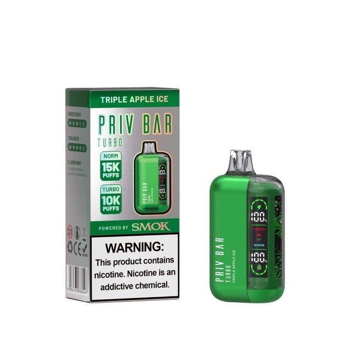 Affordable SMOK PRIV Bar Turbo – Great Value for Money with 15000 Puffs at VapeNear.
