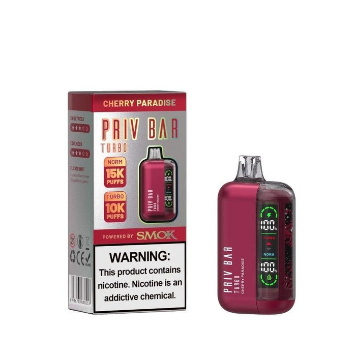 Rich Flavor Delivery with SMOK PRIV Bar Turbo – 5% Nicotine Strength for Smooth Hits.