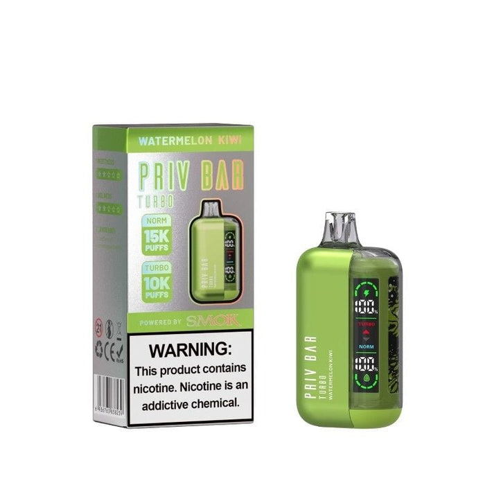 Compact Powerhouse SMOK PRIV Bar Turbo – Small Size, Big Performance for Vapers.