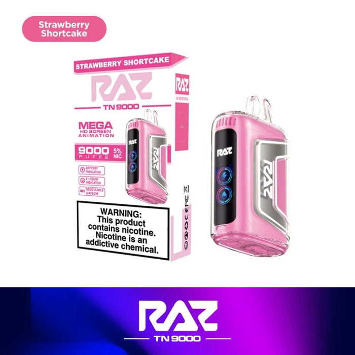 RAZ 2 TN9000 Disposable – Pre-Filled with Premium E-Liquid for Consistent Flavor.