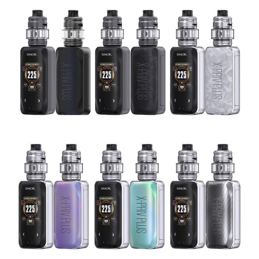 SMOK X-PRIV Plus 225W vape mod kit with 5.5ml TF-D tank for sub-ohm vaping