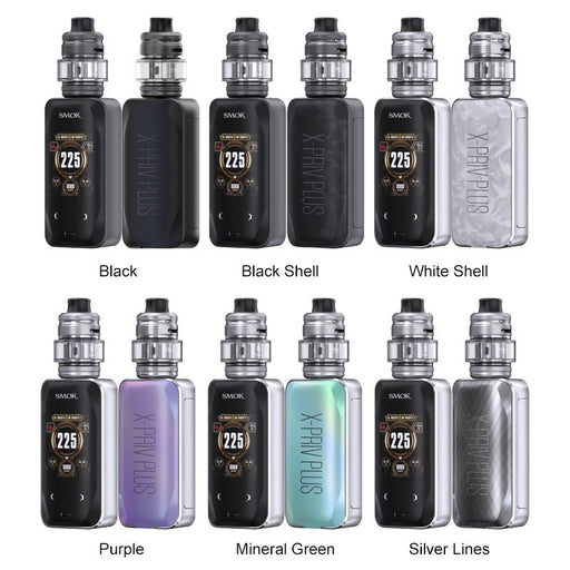Buy SMOK X-PRIV Plus vape kit with touchscreen display and dual 18650 battery support