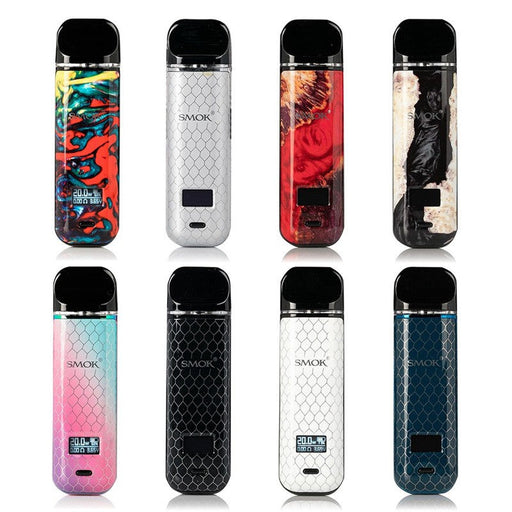 Compact SMOK Novo X pod system kit featuring 25W output and an 800mAh battery for long-lasting vaping. Available now at VapeNear online vape shop.