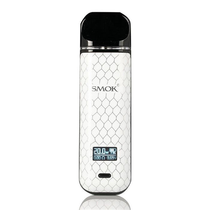 Convenient SMOK Novo X pod system with USB-C charging for quick recharging. Perfect for all-day vaping at VapeNear online vape shop.