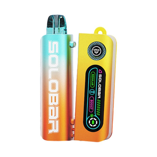 Solobar Mate 35K rechargeable disposable vape with 24ml prefilled e-juice