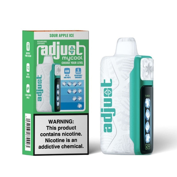 Lost Mary Adjust Mycool 40K Disposable Vape with 5 coolness levels and 3 output modes for ultimate customization.