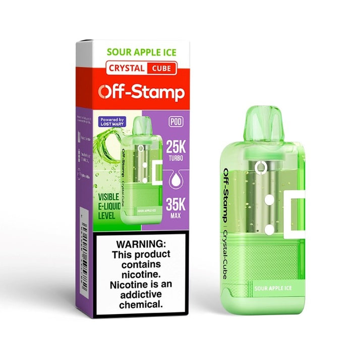 Shop Off-Stamp X Cube Crystal Cube 35K disposable pod in 10 flavors