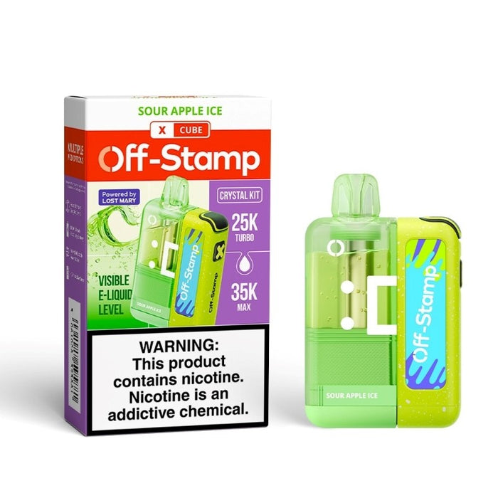 Buy Off-Stamp X Cube Crystal Cube 35K rechargeable disposable vape online