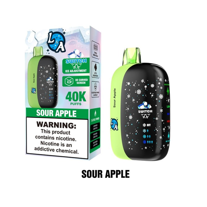 L&A Switch 40000 – Ideal for cloud chasers and flavor enthusiasts looking for convenience.