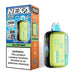 Peach Dive NEXA PIX long-lasting rechargeable disposable vape with juicy peach flavor.