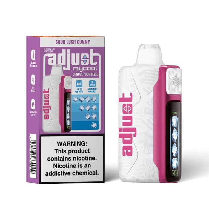 Lost Mary Adjust Mycool 40K Disposable Vape with USB Type-C charging for quick and convenient recharging.