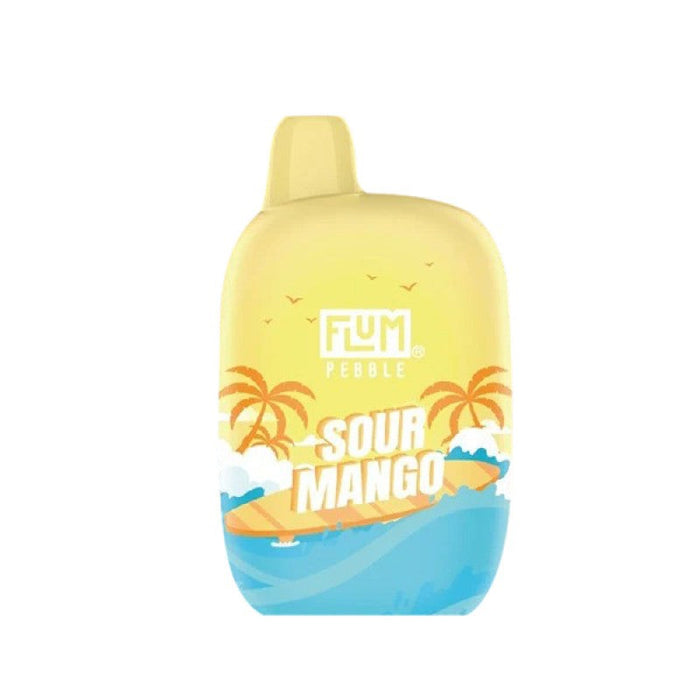 Flum Pebble Disposable Vape with advanced mesh coil and MTL draw for rich flavor and smooth vapor.