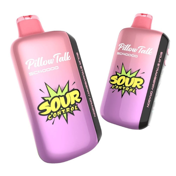 Durable Pillow Talk Sour Control SC40000 vape with USB-C charging, ideal for extended vaping sessions at VapeNear.