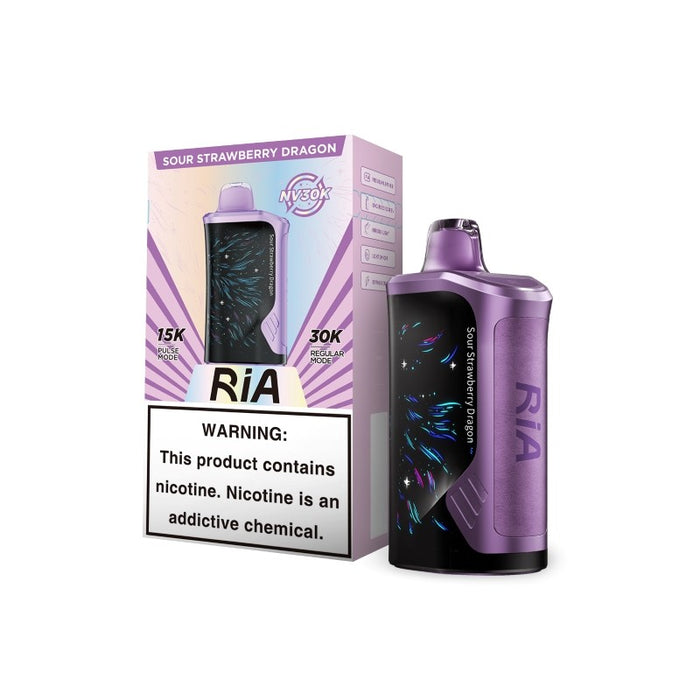 Sleek RIA NV30000 vape offering smooth hits and vibrant e-liquid flavors – shop now at VapeNear.