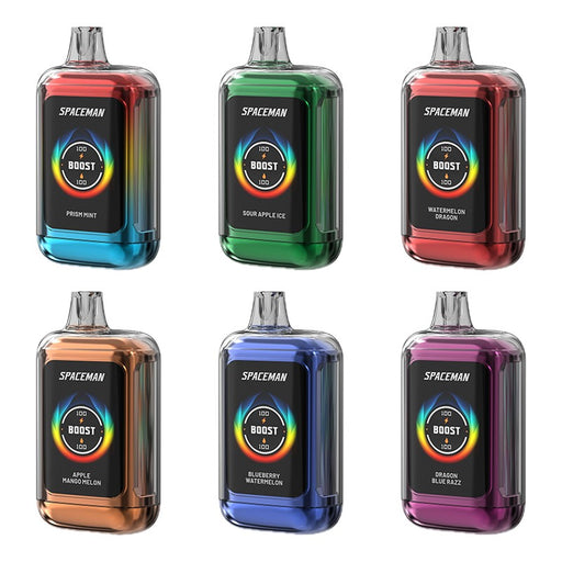 Spaceman Curve 18K Disposable Vape – A sleek and powerful disposable vape with 18,000 puffs, 18mL e-juice, and a 600mAh rechargeable battery. Shop now at VapeNear.