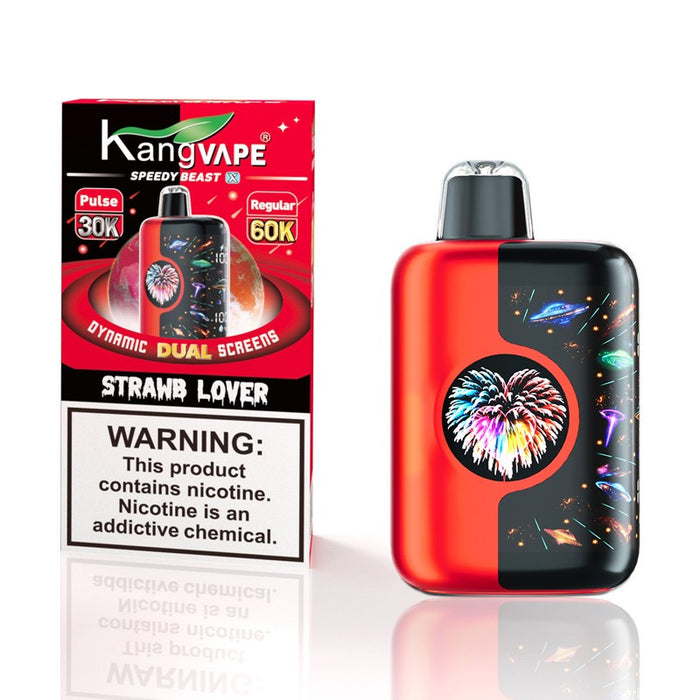 Buy Kangvape Speedy Beast X 60K with a 950mAh rechargeable battery and USB Type-C fast charging for long-lasting performance.