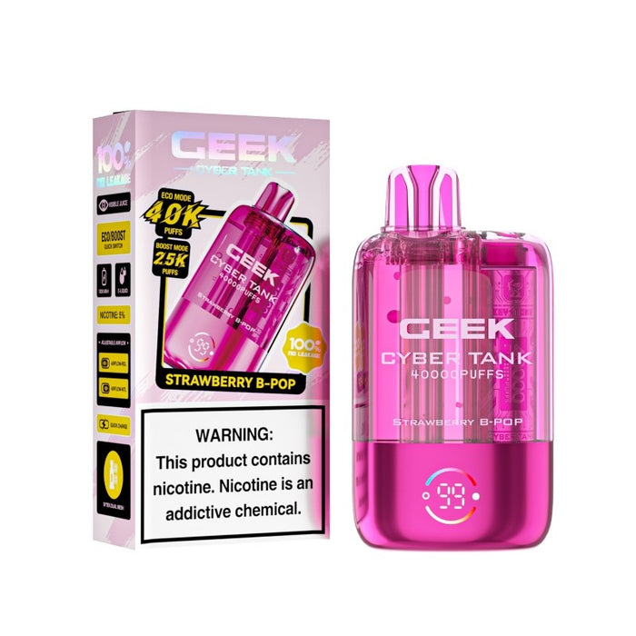 Stylish Ceek Cyber Visible Tank 40K vape pen with hidden screen and easy airflow control – Buy now