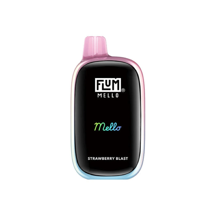 Rechargeable Flum Mello 20000 disposable vape with USB-C charging for extended use. Get yours today at VapeNear—your trusted online vape retailer.