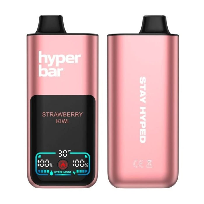 Compact and fashionable Hyper Bar BE 70K disposable vape with Type-C charging port