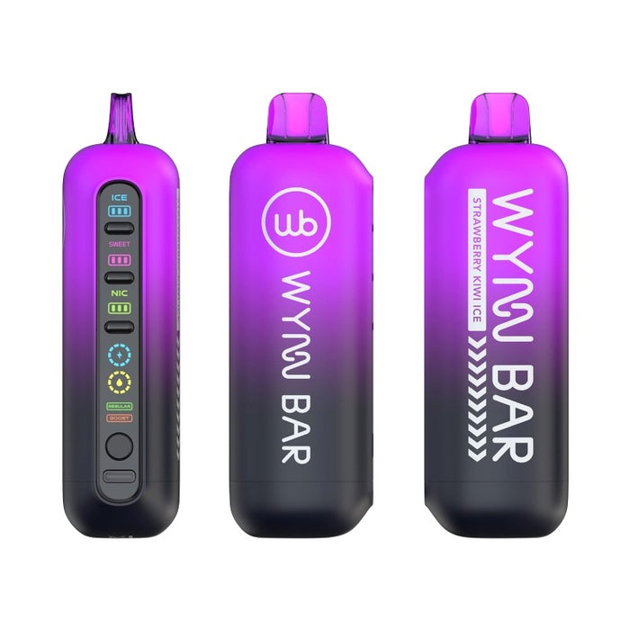 Rechargeable WYYN Bar 4 Adjust 50000 disposable vape with a sleek design, perfect for extended vaping sessions at VapeNear.