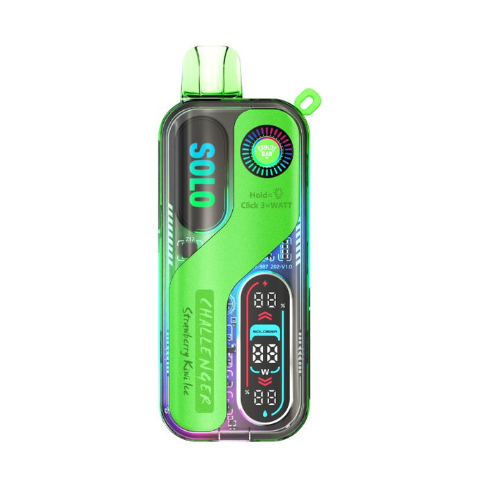 SoloBar Solo 30K Disposable Vape with mesh coil for enhanced flavor and vapor production.