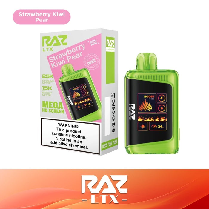 RAZ LTX 25K Disposable Vape with advanced coil technology for rich flavor and vapor.