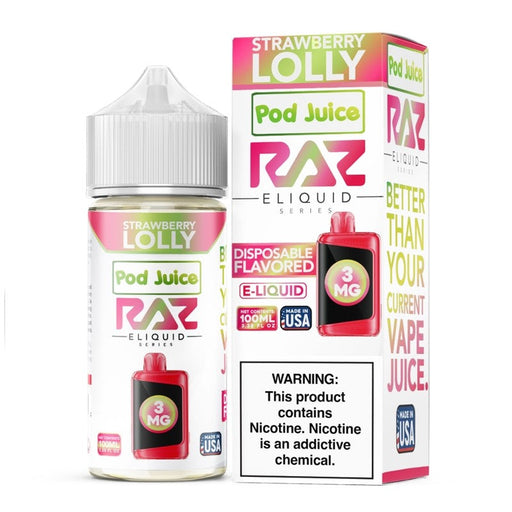 Jolly Blue Razz Ice E-juice available in 3mg and 6mg nicotine strengths.