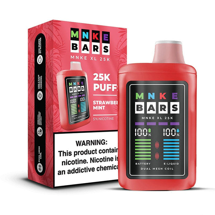 MNKE Bars XL 25K – Pre-Filled with Premium E-Liquid for Consistent Taste and Satisfaction.