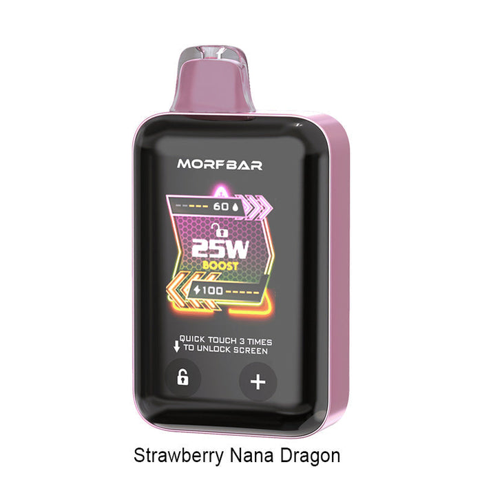 SMOK MORF BAR Touch 20K Disposable Vape with USB Type-C charging for quick and convenient recharging.