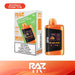 RAZ LTX 25K Disposable Vape with adjustable brightness for personalized screen settings.