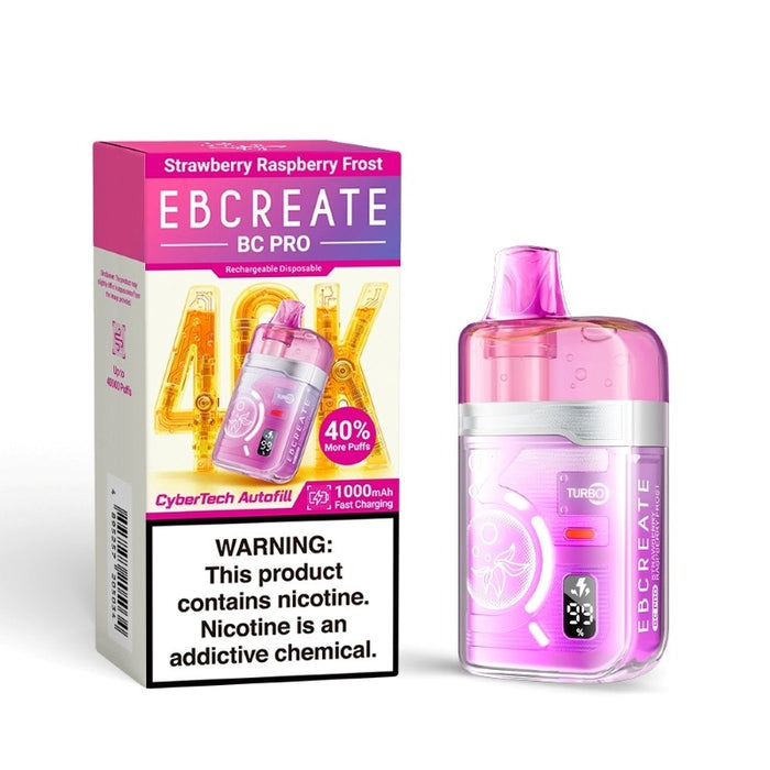 Shop EBCREATE BC Pro 40K disposable vape with adjustable airflow for MTL and RDL vaping