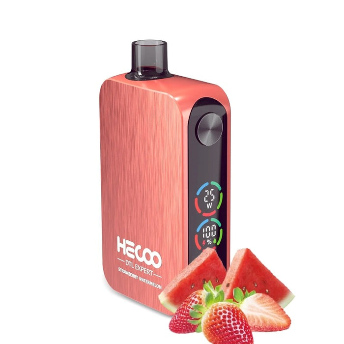 Hecoo Space DTL Expert 30K disposable vape with rich flavors and 0.6% nicotine.