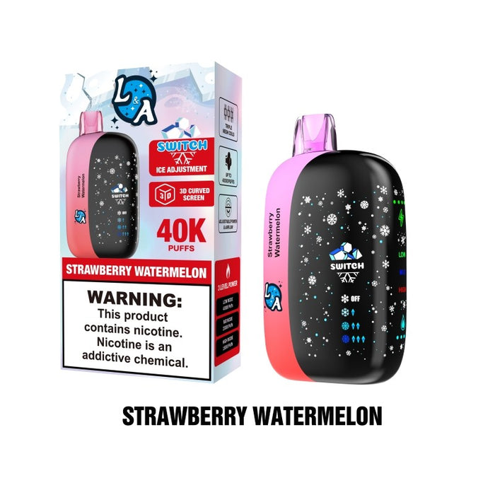 L&A Switch 40000 – The next-gen disposable vape with unmatched longevity and performance.