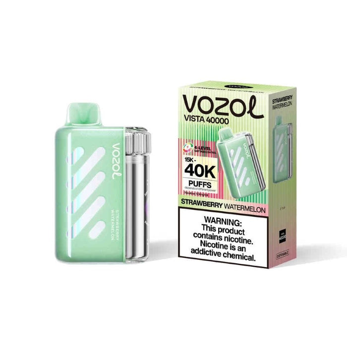 VOZOL Vista 40K disposable kit with USB Type-C charging port for fast, convenient recharging at VapeNearShop online shop.