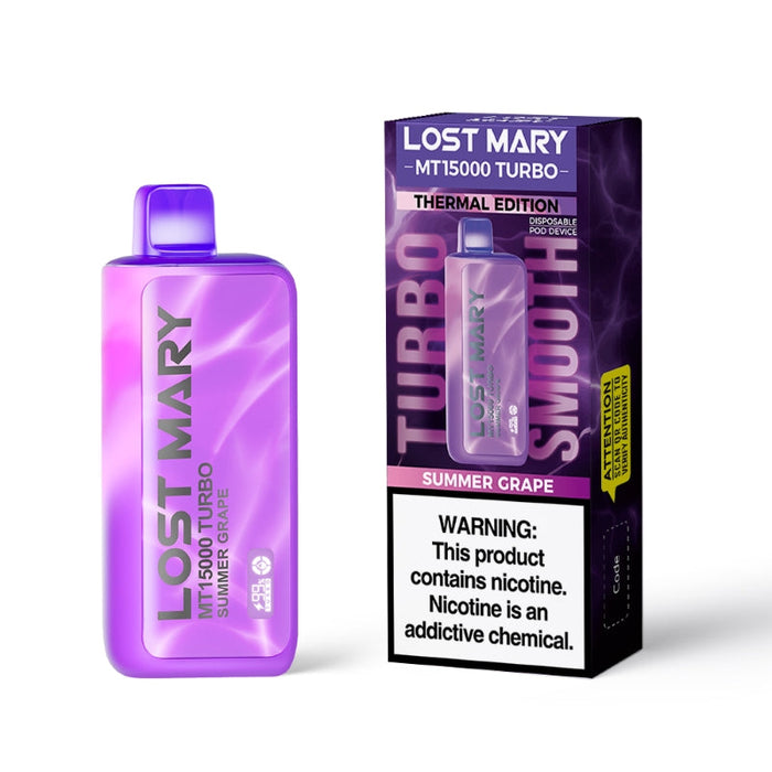 Best-selling Lost Mary MT15000 Turbo with premium flavors and powerful performance