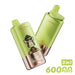 WASPE 60K draw-activated disposable vape with three tanks for multiple flavors