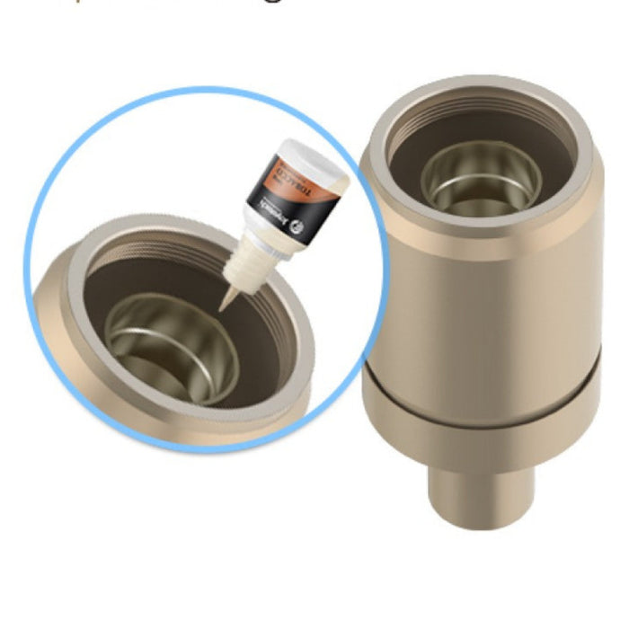 Sleek ceramic-coated Joyetech Tron-T Atomizer in black, perfect for stylish vapers.